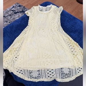 Scooter Brown size 6X yellow color dress